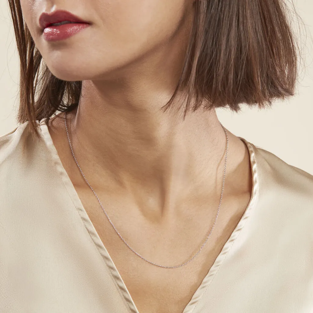 Histoire D'Or Chaîne Ilan Maille Forçat Ronde Or Blanc 6 Histoire D'Or Chaîne Ilan Maille Forçat Ronde Or Blanc – Image 4