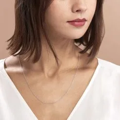 Histoire D'Or Chaîne Ilan Maille Forçat Ronde Or Blanc 10 Histoire D'Or Chaîne Ilan Maille Forçat Ronde Or Blanc -Boucles d'oreilles Bracelet Soldes B3CMBW0317 model0