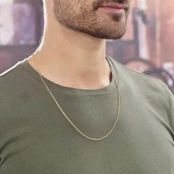 Histoire D'Or Chaîne Igoa Maille Forçat Diamantee Or Jaune -Boucles d'oreilles Bracelet Soldes B3CMJW0702 model1