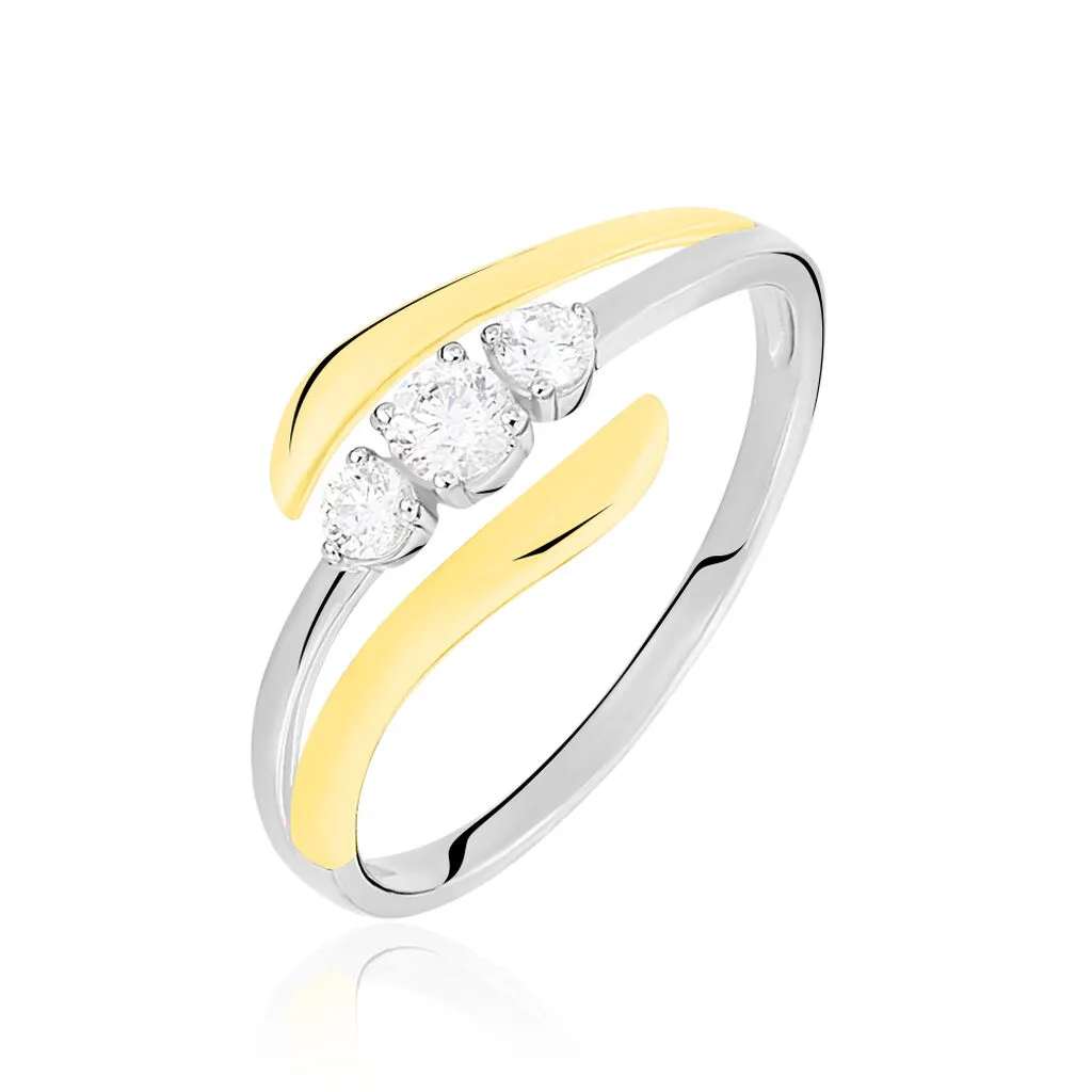 Histoire D'Or Bague Mayline Or Bicolore Diamant 3 Histoire D'Or Bague Mayline Or Bicolore Diamant