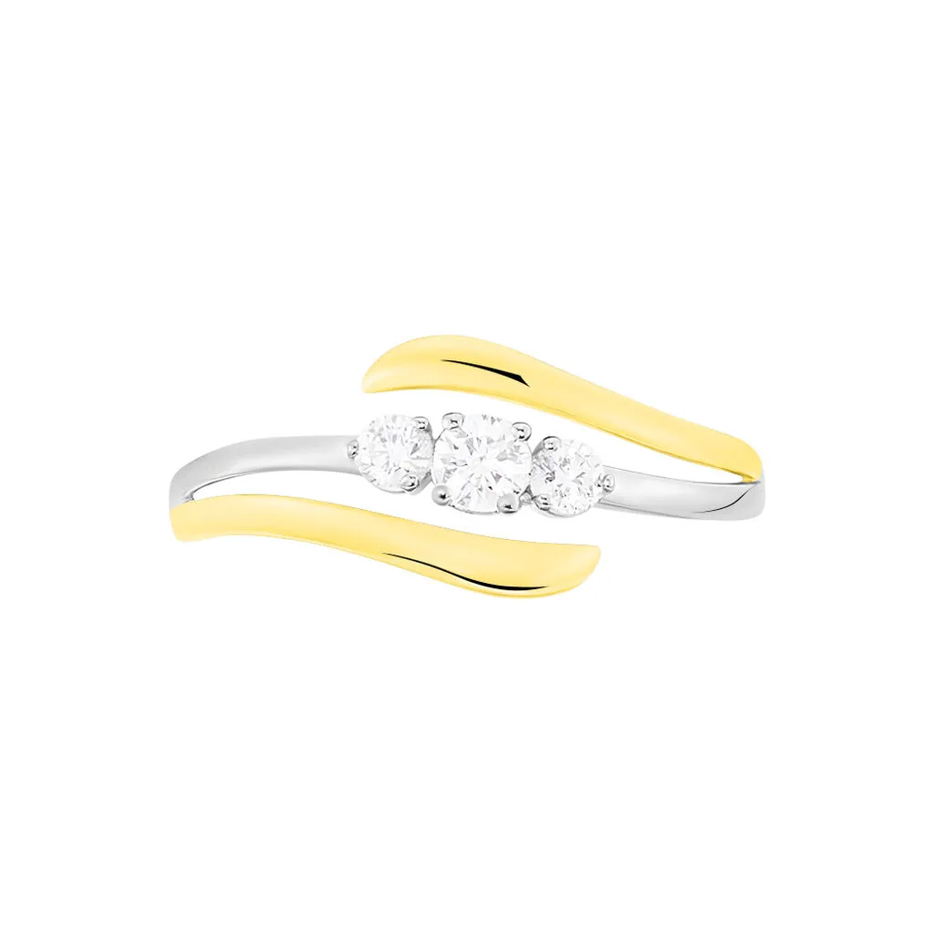 Histoire D'Or Bague Mayline Or Bicolore Diamant 4 Histoire D'Or Bague Mayline Or Bicolore Diamant – Image 2