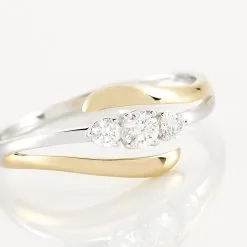 Histoire D'Or Bague Mayline Or Bicolore Diamant 11 Histoire D'Or Bague Mayline Or Bicolore Diamant -Boucles d'oreilles Bracelet Soldes B3DF2DW0KM view3