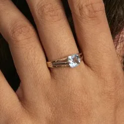 Histoire D'Or Bague Sidoine Or Bicolore Topaze -Boucles d'oreilles Bracelet Soldes B3DF2TB282 model1