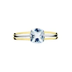 Histoire D'Or Bague Sidoine Or Bicolore Topaze -Boucles d'oreilles Bracelet Soldes B3DF2TB282 view1