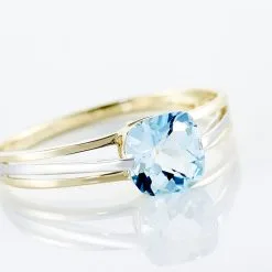 Histoire D'Or Bague Sidoine Or Bicolore Topaze -Boucles d'oreilles Bracelet Soldes B3DF2TB282 view3