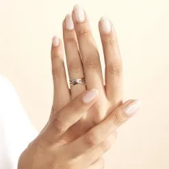 Histoire D'Or Bague Croisee Or Tricolore Diamant -Boucles d'oreilles Bracelet Soldes B3DF3DW2HP model1