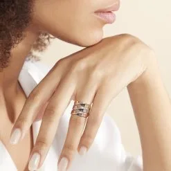 Histoire D'Or Bague Exauce Or Tricolore Diamant 11 Histoire D'Or Bague Exauce Or Tricolore Diamant -Boucles d'oreilles Bracelet Soldes B3DF3DW2HT model1