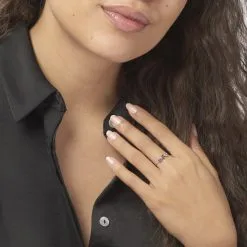 Histoire D'Or Bague Raika Or Blanc Amethyste Et Topaze -Boucles d'oreilles Bracelet Soldes B3DFBAD123 model0