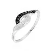 Histoire D'Or Bague Sculptural Or Blanc Diamant