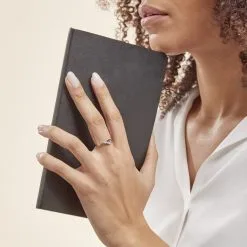 Histoire D'Or Bague Sculptural Or Blanc Diamant -Boucles d'oreilles Bracelet Soldes B3DFBDD103 model0