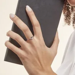 Histoire D'Or Bague Sculptural Or Blanc Diamant -Boucles d'oreilles Bracelet Soldes B3DFBDD103 model1