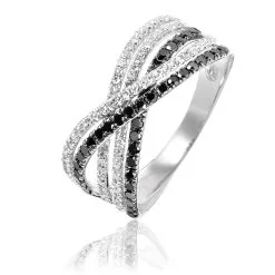 Histoire D'Or Bague Julianne Or Blanc Diamant