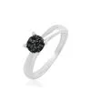 Histoire D'Or Bague Solitaire Collection Grace Or Blanc Diamant