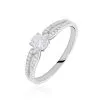 Histoire D'Or Bague Solitaire Katalina Or Blanc Diamant