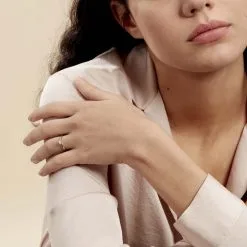 Histoire D'Or Bague Solitaire Veronika Or Blanc Diamant -Boucles d'oreilles Bracelet Soldes B3DFBDW03R model1