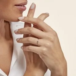 Histoire D'Or Bague Stelonie Or Blanc Diamant 11 Histoire D'Or Bague Stelonie Or Blanc Diamant -Boucles d'oreilles Bracelet Soldes B3DFBDW073 model1