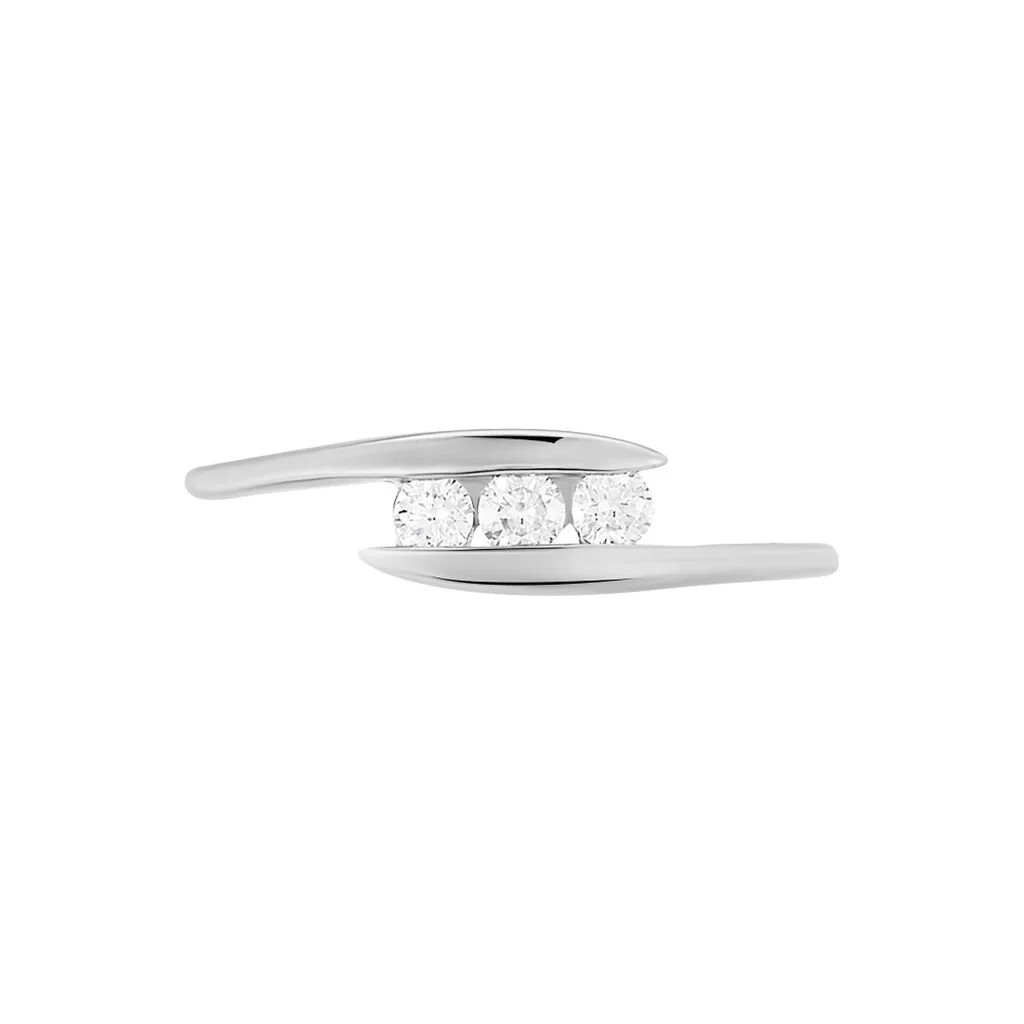 Histoire D'Or Bague Loresa Or Blanc Diamant 4 Histoire D'Or Bague Loresa Or Blanc Diamant – Image 2
