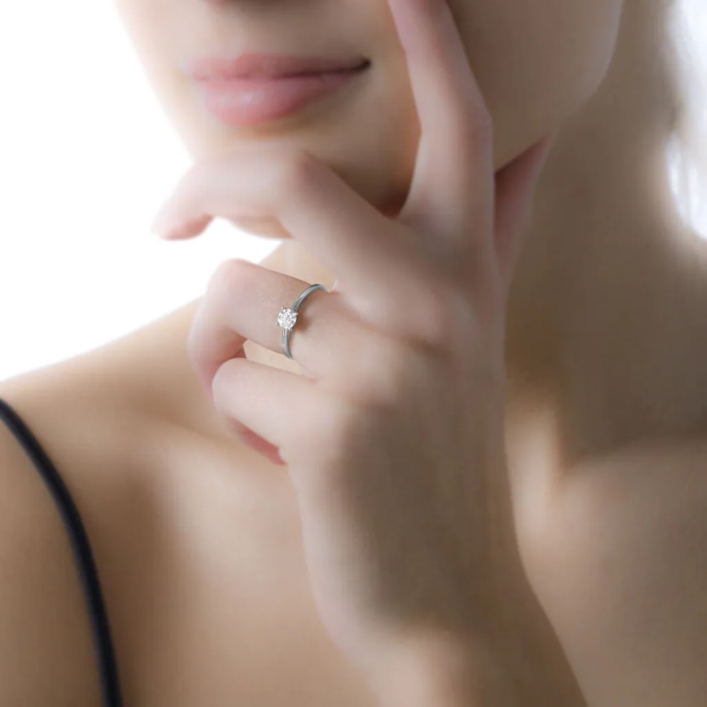 Histoire D'Or Bague Adeline Or Blanc Diamant 6 Histoire D'Or Bague Adeline Or Blanc Diamant – Image 4