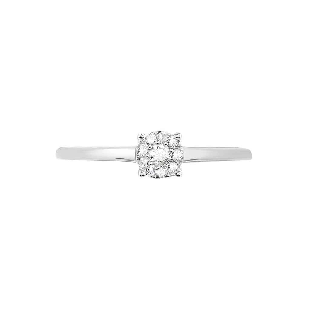 Histoire D'Or Bague Adeline Or Blanc Diamant 4 Histoire D'Or Bague Adeline Or Blanc Diamant – Image 2