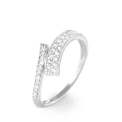 Histoire D'Or Bague Amelie Or Blanc Diamant