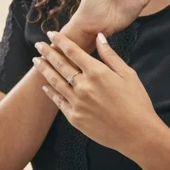 Histoire D'Or Bague Natacha Or Blanc Diamant -Boucles d'oreilles Bracelet Soldes B3DFBDW2GN model1