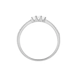 Histoire D'Or Bague Sabine Or Blanc Diamant -Boucles d'oreilles Bracelet Soldes B3DFBDW2YC view2