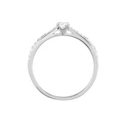 Histoire D'Or Bague Solitaire Laetitia Or Blanc Diamant -Boucles d'oreilles Bracelet Soldes B3DFBDW3E3 view2