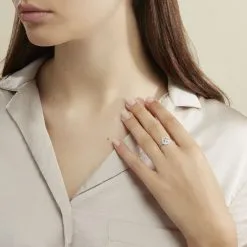 Histoire D'Or Bague Elfidiane Or Blanc Diamant -Boucles d'oreilles Bracelet Soldes B3DFBDW3IG model0