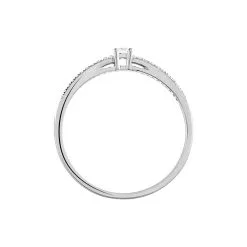 Histoire D'Or Bague Solitaire Katalina Or Blanc Diamant -Boucles d'oreilles Bracelet Soldes B3DFBDW3II view2