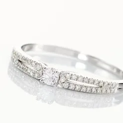 Histoire D'Or Bague Solitaire Katalina Or Blanc Diamant -Boucles d'oreilles Bracelet Soldes B3DFBDW3II view3