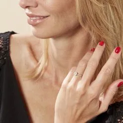 Histoire D'Or Bague Neptune Or Blanc Diamant -Boucles d'oreilles Bracelet Soldes B3DFBDW3NW model0