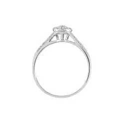 Histoire D'Or Bague Neptune Or Blanc Diamant -Boucles d'oreilles Bracelet Soldes B3DFBDW3NW view2