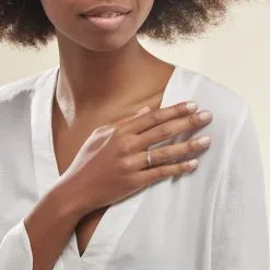 Histoire D'Or Bague Or Blanc Sabine Diamants -Boucles d'oreilles Bracelet Soldes B3DFBDW45F model0