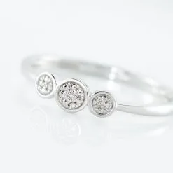 Histoire D'Or Bague Or Blanc Abital Diamants -Boucles d'oreilles Bracelet Soldes B3DFBDW4CP view3