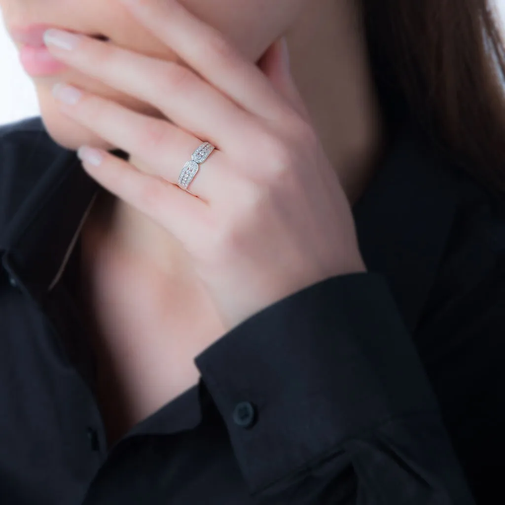 Histoire D'Or Bague Absa Or Blanc Diamant 5 Histoire D'Or Bague Absa Or Blanc Diamant – Image 3