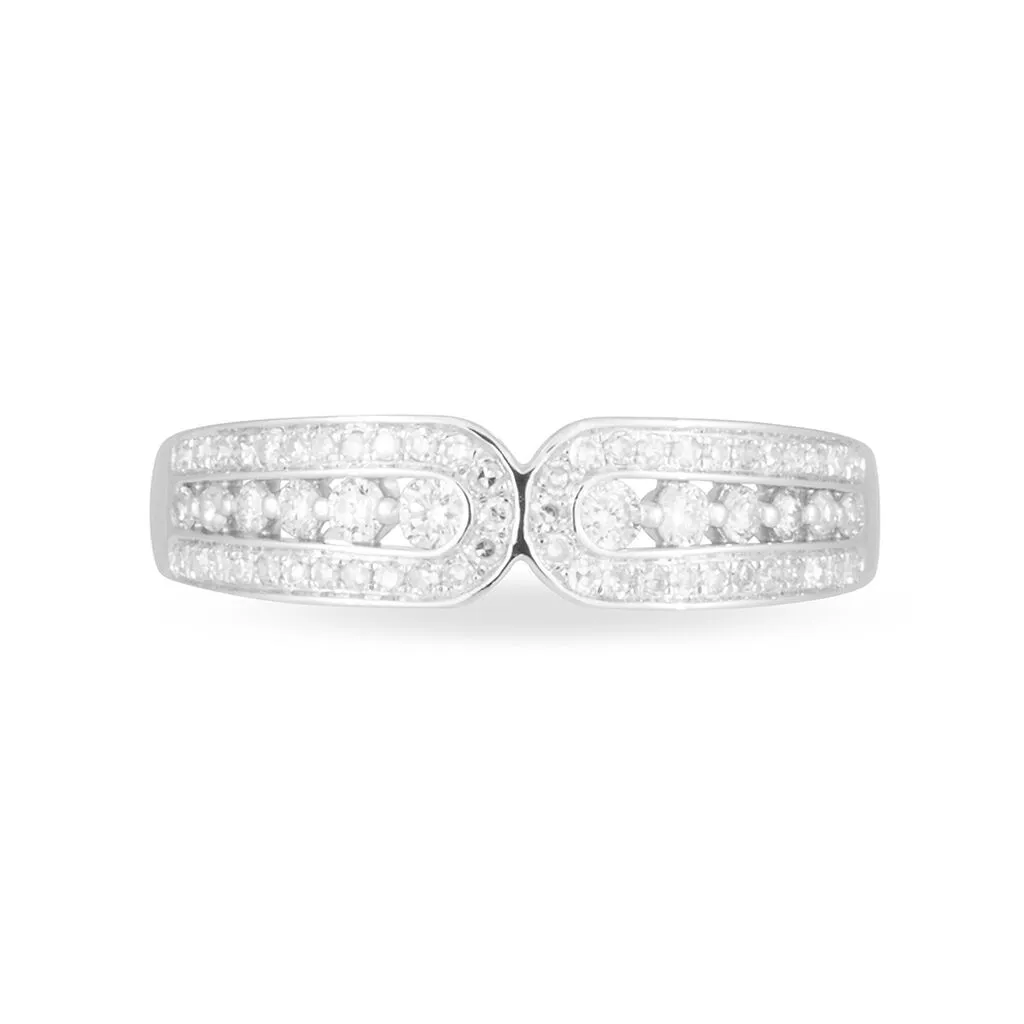 Histoire D'Or Bague Absa Or Blanc Diamant 4 Histoire D'Or Bague Absa Or Blanc Diamant – Image 2