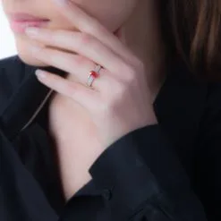 Histoire D'Or Bague Crista Or Blanc Quartz Et Diamant -Boucles d'oreilles Bracelet Soldes B3DFBQM233 model0