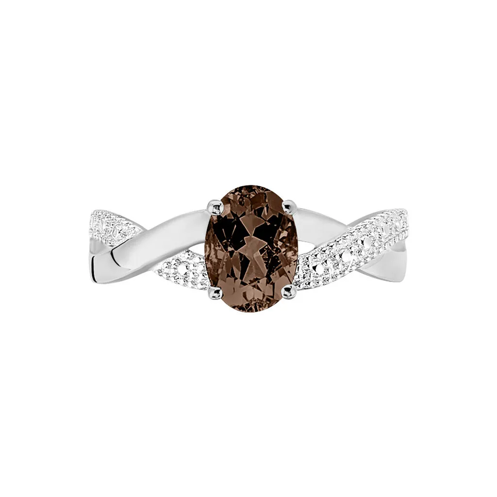 Histoire D'Or Bague Candice Or Blanc Quartz 4 Histoire D'Or Bague Candice Or Blanc Quartz – Image 2