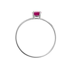 Histoire D'Or Bague Lily Or Blanc Rubis -Boucles d'oreilles Bracelet Soldes B3DFBRR435 view2