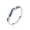 Histoire D'Or Bague Sofia Or Blanc Saphir Et Diamant