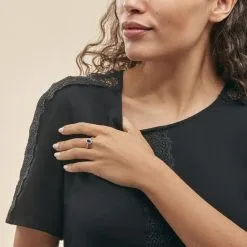 Histoire D'Or Bague Vladimir Or Blanc Saphir Et Diamant -Boucles d'oreilles Bracelet Soldes B3DFBSB497 model0