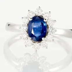 Histoire D'Or Bague Vladimir Or Blanc Saphir Et Diamant -Boucles d'oreilles Bracelet Soldes B3DFBSB499 view3