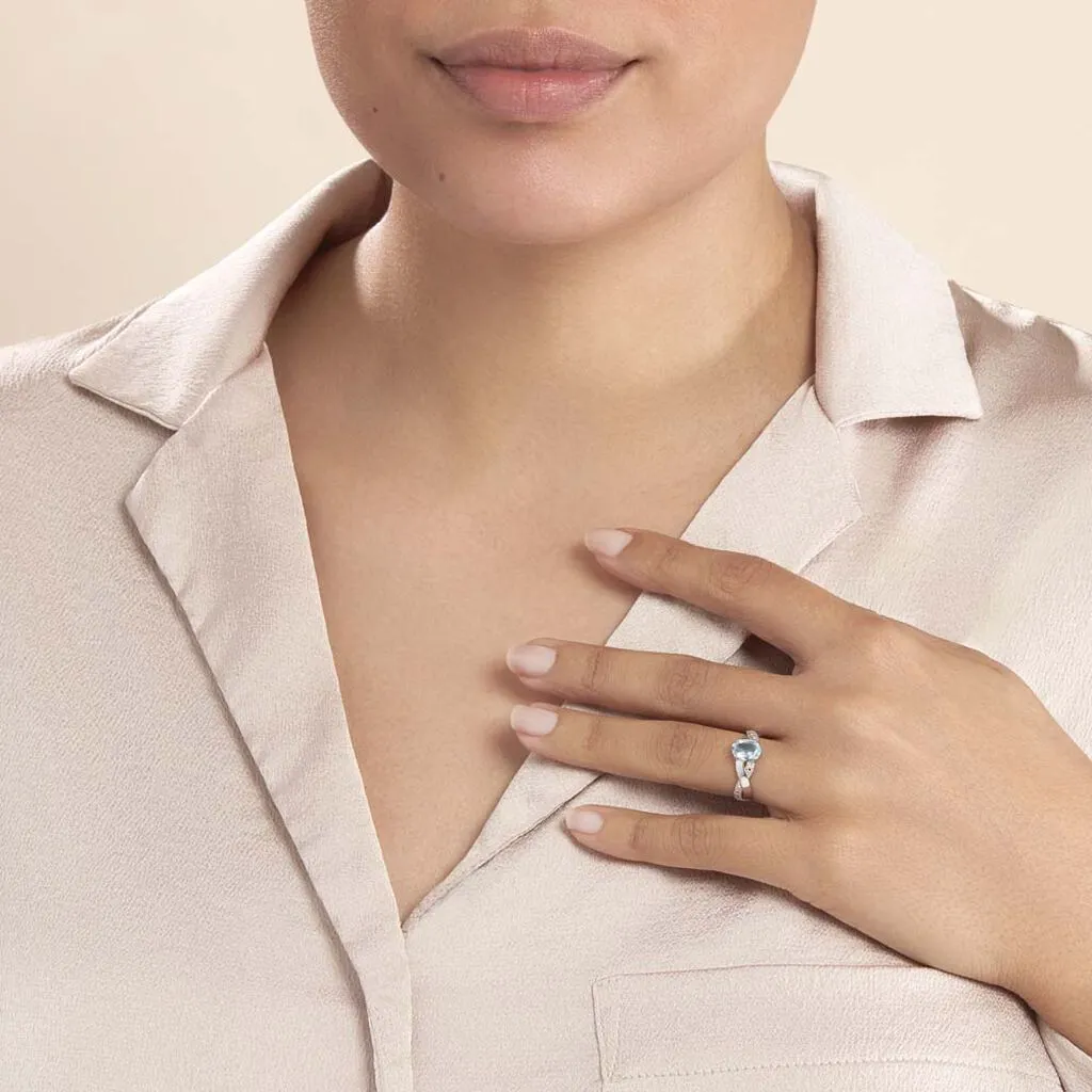 Histoire D'Or Bague Candice Or Blanc Topaze 8 Histoire D'Or Bague Candice Or Blanc Topaze – Image 6