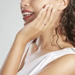 Histoire D'Or Solitaire Or Blanc Lily Améthyste -Boucles d'oreilles Bracelet Soldes B3DFBYI616 model0