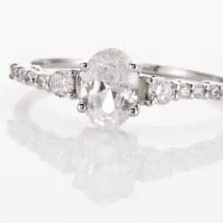 Histoire D'Or Bague Or Blanc Peadar Oxyde De Zirconium -Boucles d'oreilles Bracelet Soldes B3DFBZW0QE view3