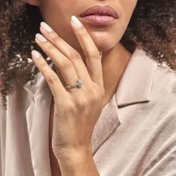 Histoire D'Or Bague Or Blanc Uxellus Oxyde De Zirconium -Boucles d'oreilles Bracelet Soldes B3DFBZW0QP model0