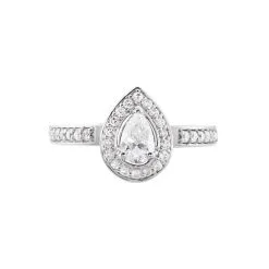 Histoire D'Or Bague Or Blanc Uxellus Oxyde De Zirconium -Boucles d'oreilles Bracelet Soldes B3DFBZW0QP view1