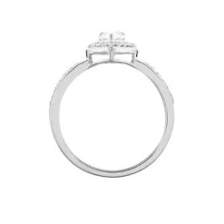 Histoire D'Or Bague Or Blanc Uxellus Oxyde De Zirconium -Boucles d'oreilles Bracelet Soldes B3DFBZW0QP view2