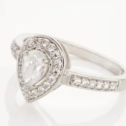 Histoire D'Or Bague Or Blanc Uxellus Oxyde De Zirconium -Boucles d'oreilles Bracelet Soldes B3DFBZW0QP view3