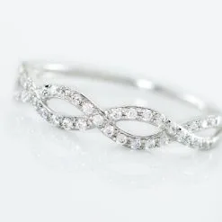 Histoire D'Or Bague Or Blanc Triston Oxyde De Zirconium -Boucles d'oreilles Bracelet Soldes B3DFBZW0RV view3